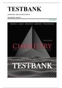TEST BANK for CHEMISTRY&colon; The Central Science 12th Edition by Brown&comma; LeMay&comma; Bursten Murphy Woodward ISBN 9780321696724 Chapter 1-24 &vert; Complete Guide A&plus;