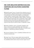 HBX CORE SIMULATION MIDTERM EXAM 2026 QUESTIONS AND SOLUTIONS GUARANTEED TO PASS