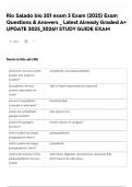 Rio Salado bio 201 exam 3 Exam &lpar;2025&rpar; Exam Questions & Answers &lowbar; Latest Already Graded A&plus; UPDATE 2025&lowbar;2026&excl;&excl; STUDY GUIDE EXAM