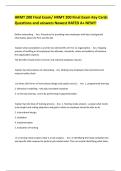 HRMT 200 Final Exam&sol; HRMT 200 Final Exam Key Cards Questions and answers Newest RATED A&plus; NEW&excl;&excl;