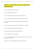 BA 200 - Test 2 Questions and answers Updated New 2025&sol;2026 new&excl;&excl;