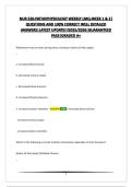 NUR 520-PATHOPHYSIOLOGY WEEKLY LMQ-WEEK 1 & 2&vert; QUESTIONS AND 100&percnt; CORRECT WELL DETAILED ANSWERS&vert;LATEST UPDATE&excl;&excl;&excl;2025&sol;2026&vert;GUARANTEED PASS&vert;GRADED A&plus;