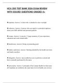 HCA 200 TEST BANK 2026 EXAM REVIEW WITH SOLVED QUESTIONS GRADED A&plus;