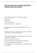 BLAW 341 MAULL EXAM 1 PRACTICE QUESTIONS & ANSWERS SOLVED 100&percnt; CORRECT&period;