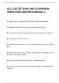 HCA 201A TEST BANK 2026 EXAM REVIEW WITH SOLVED QUESTIONS GRADED A&plus;