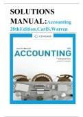Test Bank for solution manual for accounting 28th edition by carl s&period; warren christine jonick jennifer schneider