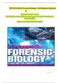 Test Bank for Forensic Biology 3rd Edition by Richard Li &vert; All Chapters &vert; Verified Questions & Answers
