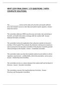 HIMT 2259 FINAL EXAM &vert; 175 QUESTIONS &vert; WITH COMPLETE SOLUTIONS&period;