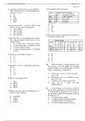 ACS Chemistry General Exam 2 Versions &lpar;A & B&rpar; Certified Study Guide 100&percnt; Verified Answers