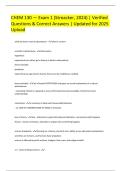 CHEM 130 &ndash; Exam 1 &lpar;2025 Edition&rpar; &vert; Verified Questions & Detailed Answers &vert; General Chemistry Study Pack