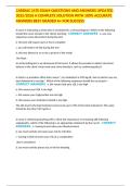 CARDIAC &lpar;ATI&rpar; EXAM QUESTIONS AND ANSWERS UPDATED 2025&sol;2026 A COMPLETE SOLUTION WITH 100&percnt; ACCURATE ANSWERS BEST GRADED A&plus; FOR SUCCESS