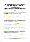 NSG 152 FINAL EXAM STUDY GUIDE &vert; QUESTIONS AND 100&percnt; CORRECT WELL DETAILED ANSWERS&vert;LATEST UPDATE&excl;&excl;&excl;2025&sol;2026&vert;GUARANTEED PASS&vert;GRADED A&plus; 