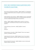 PSYC 3301 MIDTERM EXAM QUESTIONS WITH COMPLETE SOLUTIONS&period;