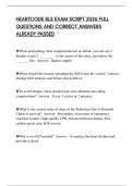HEARTCODE BLS EXAM SCRIPT 2026 FULL QUESTIONS AND CORRECT ANSWERS ALREADY PASSED
