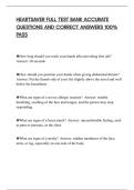 HEARTSAVER FULL TEST BANK ACCURATE QUESTIONS AND CORRECT ANSWERS 100&percnt; PASS