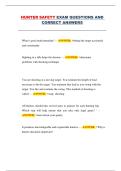 Hunter Safety Exam &ndash; Questions and Correct Answers &lpar;Comprehensive Study Guide&rpar;