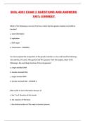 BIOL 4003 EXAM 2 QUESTIONS AND ANSWERS 100&percnt; CORRECT 