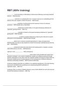 RBT &lpar;40&sol;hr training&rpar; Actual  2026&sol;2027 Questions And Correct  Answers