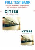 Test Bank For Cities and Urban Life 7th Edition By John J&period; Macionis&period;&vert;All Chapters 1-14 covered &vert;Questions and answers with rationales&comma; 100&percnt; PASS&period;