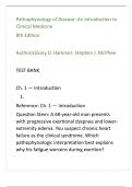 Pathophysiology of Disease &mdash; 8th Ed Test Bank &vert; 20 MCQs&sol;Chapter &plus; Answers & Rationales for Clinical Medicine Exam Prep