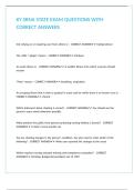 KY SRNA STATE EXAM QUESTIONS WITH CORRECT ANSWERS&period;