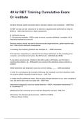 40 Hr RBT Training Cumulative Exam Cr institute NEWEST 2026&sol;2027 ACTUAL EXAM COMPLETE QUESTIONS AND CORRECT DETAILED ANSWERS &lpar;VERIFIED ANSWERS&rpar; &vert;ALREADY GRADED A&plus;&vert;&vert;BRAND NEW&excl;&excl;