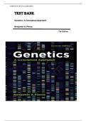 Test Bank for Genetics&colon; A Conceptual Approach Seventh Edition by Benjamin Pierce &vert;ISBN&colon; 9781319216801&vert; Guide A&plus;