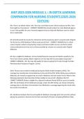 AHIP 2025&ndash;2026 Module 1 &ndash; In-Depth Learning Companion for Nursing Students &lpar;2025&ndash;2026 Edition&rpar;