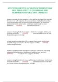 ATI FUNDAMENTALS CMS PROCTORED EXAM 2025/ 2026 LATEST!!!  QUESTIONS AND VERIFIED ANSWERS| 100% CORRECT