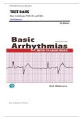 Test Bank for Basic Arrhythmias With 12-Lead EKGs 9th Edition by Gail Walraven &vert;ISBN&colon; 9780138164959&vert; Guide A&plus;