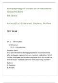 Pathophysiology of Disease Test Bank &mdash; 8th Edition &lpar;Hammer & McPhee&rpar; &vert; Full-Chapter 20 MCQs &plus; Rationales &mdash; Clinical Medicine Exam Prep