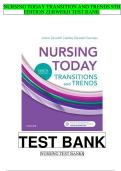 Test Bank for Nursing Today&colon; Transition and Trends 9th Edition by JoAnn Zerwekh & Ashley Zerwekh Garneau &vert; 2025&sol;2026 Updated Study Guide