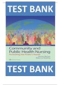 Test Bank for Community and Public Health Nursing Tenth&comma; North American Edition by Cherie Rector &vert;ISBN&colon; 9781975123048&vert; Guide A&plus;