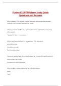 CSCI 103 Exam 2 Questions and Answers  Verified by Experts 