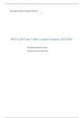 WGU C203 Task 1 With Complete Solutions 2025&sol;2026