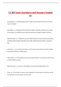 CSCI 103 Exam Questions with Correct  Answers 