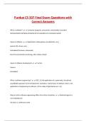 Csci 103 Exam 2 Questions with Complete  Solutions 