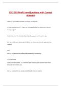 CSCI 103 Final Exam Questions with Correct  Answers 