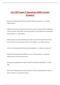 Csci 103 Exam 2 Questions With Correct  Answers 