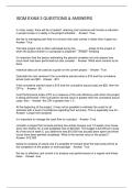 ISOM EXAM 3 QUESTIONS & ANSWERS