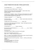 ISOM TRIMESTER ONE MID-TERM QUESTIONS