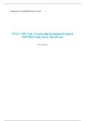 WGU C203 Task 2 Leadership Evaluation Updated 2025&sol;2026 Study Pack &vert; Real Exam