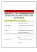 PHYS 261 WCU Week 2 EXAM QUESTIONS & ANSWERS &vert; 100&percnt; VERIFIED SOLUTIONS &vert;QUESTIONS WITH CORRECT ANSWERS 2025 LATEST UPDATE&excl;&excl;