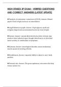 HIGH STAKES 3P EXAM &ndash; VERIFIED QUESTIONS AND CORRECT ANSWERS &lpar;LATEST UPDATE&rpar;