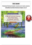 Test Bank & Solutions for Professional Nursing Concepts&colon; Competencies for Quality Leadership&comma; 5th Edition