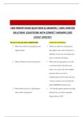 LMR PMHNP EXAM QUESTIONS & ANSWERS &vert; 100&percnt; VERIFIED SOLUTIONS &vert;QUESTIONS WITH CORRECT ANSWERS 2025 LATEST UPDATE&excl;&excl;