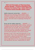 210 Principles of Pharmacology Practice Exams & Test Bank &vert; Master Drug Concepts