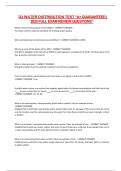 D2 WATER DISTRIBUTION TEST &OpenCurlyDoubleQuote;A&plus; GUARANTEED &vert; 2025 FULL EXAM REVIEW QUESTIONS