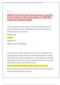 BBK99E1 Practical Final Exam Questions And 100&percnt; Correct Answers with A Guaranteed A&plus; 2025-2026 Latest and Complete Update &period;