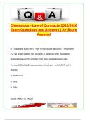 Law of Contracts &ndash; 80 Exam Q&A &vert; Real Estate&comma; COLIC&comma; Leasehold Estates &vert; 2025&sol;2026 &vert; TREC &ndash; Texas Real Estate Commission